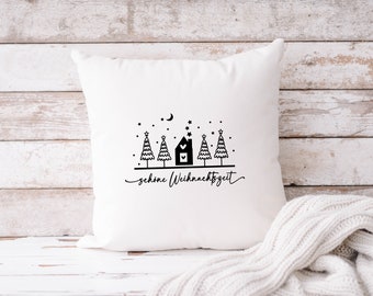 Cushion cover merry Christmas time | Pillow | Smile | Home | Cozy | Christmas