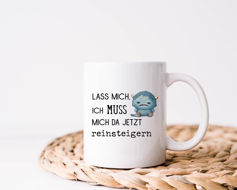 Tasse Reinsteigern Mutmacher Becher Geschenk kollegen Bild 3