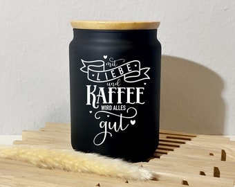 Vorratsdose Kaffee | Glas | Vorratsglas | Geschenk