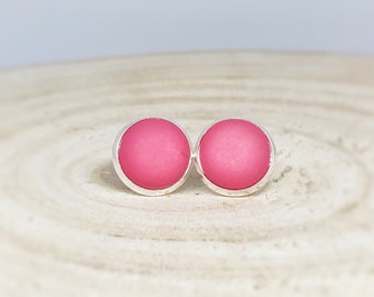 Ear studs pink light | connector | Earrings | Jewelry | Polaris