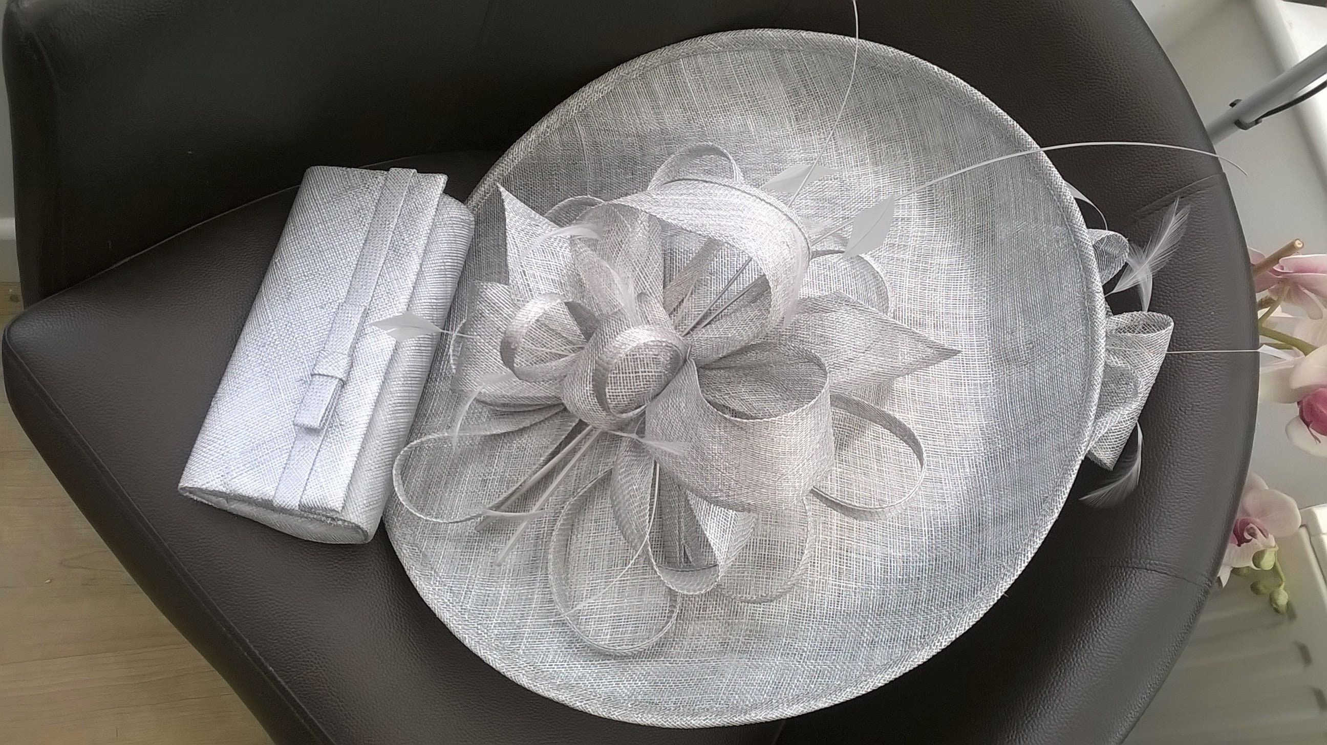 Sophia ..Silver metallic grey Hatinator 