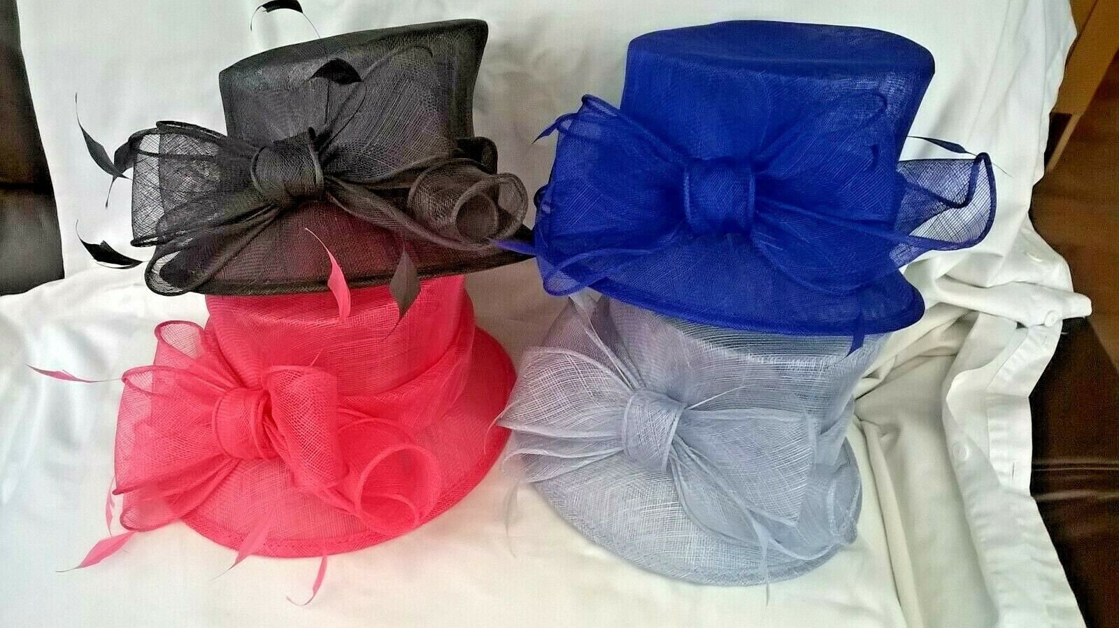 small brim wedding hats
