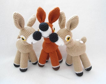 Baby deer crochet pattern