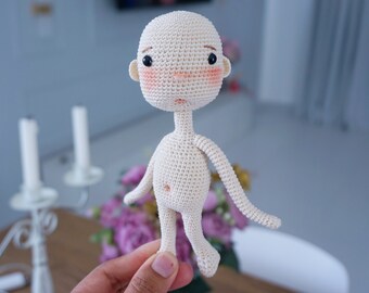 Small doll body crochet pattern