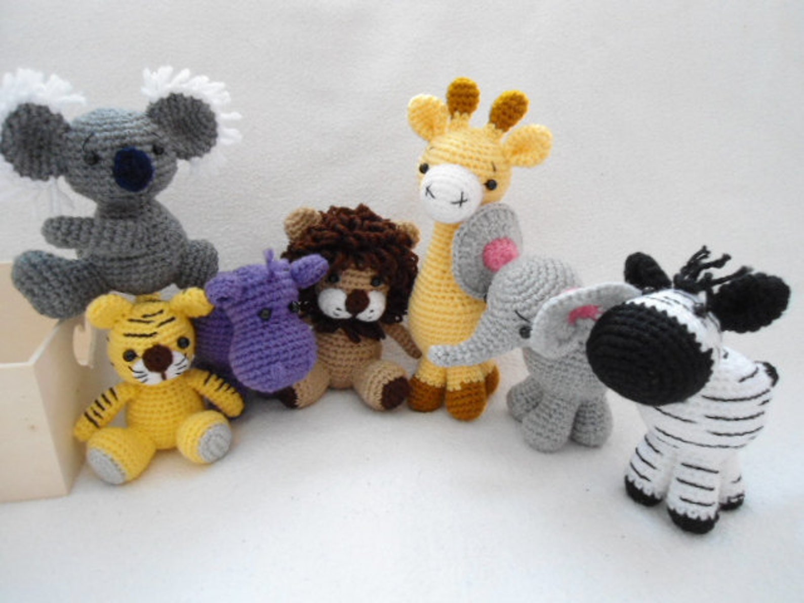 Zoo Animals Crochet Pattern Etsy
