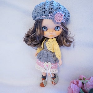 Blythe doll outfit crochet pattern ( dresses for Blythe joints and normal body)