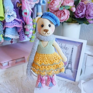 Pretty bear with outfit crochet pattern