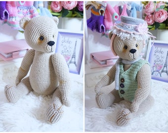 Large bear crochet pattern ( not include clothing )