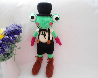 Mr. Frog crochet pattern
