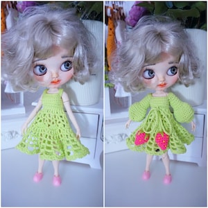 Blythe dress crochet pattern ( lace summer dress crochet pattern )