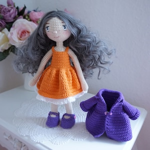 Doll crochet with outfit pattern