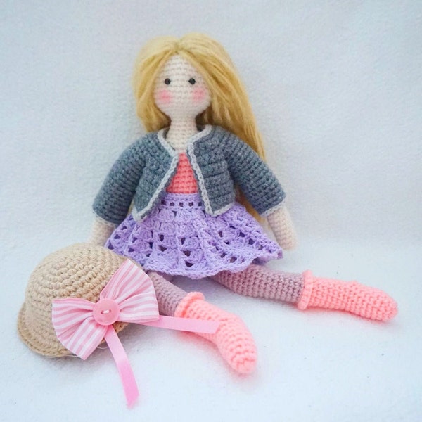 Doll crochet pattern / Tilda doll crochet