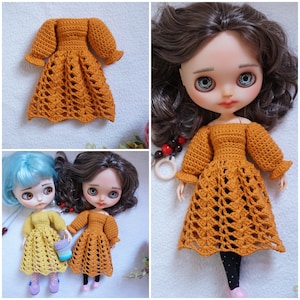 Blythe off shoulder dress crochet pattern ( not include bag and shoes)