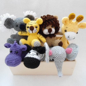 zoo animals crochet pattern