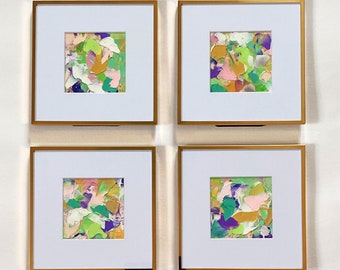 original oil painting abstract art framed set painting modern wall art