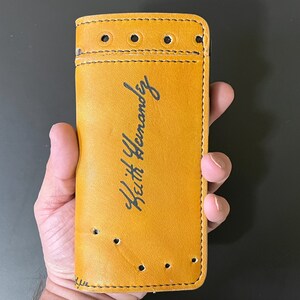Cartera de cuero para guantes de béisbol Rawlings Keith Hernandez Tall Roper