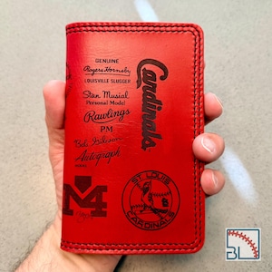 Cardinals Greats Baseball Glove Images Field Notes Cover