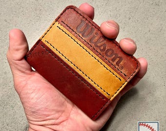 Wilson Dave Righetti Leather Baseball Glove Wallet