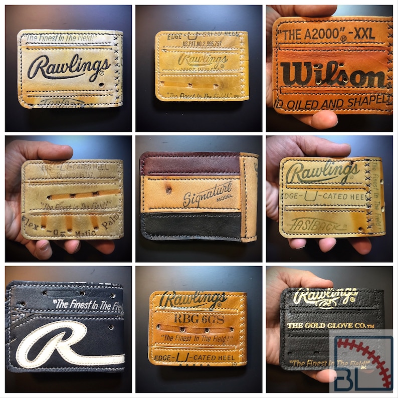 Custom Graduation Baseball Glove Wallet Bifold Gift