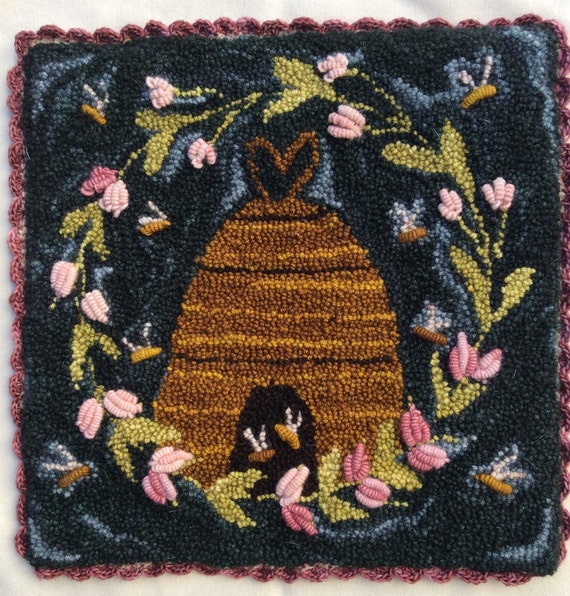 Oxford Punch Needle Kit OR Pattern on Monkscloth 'honey Etsy