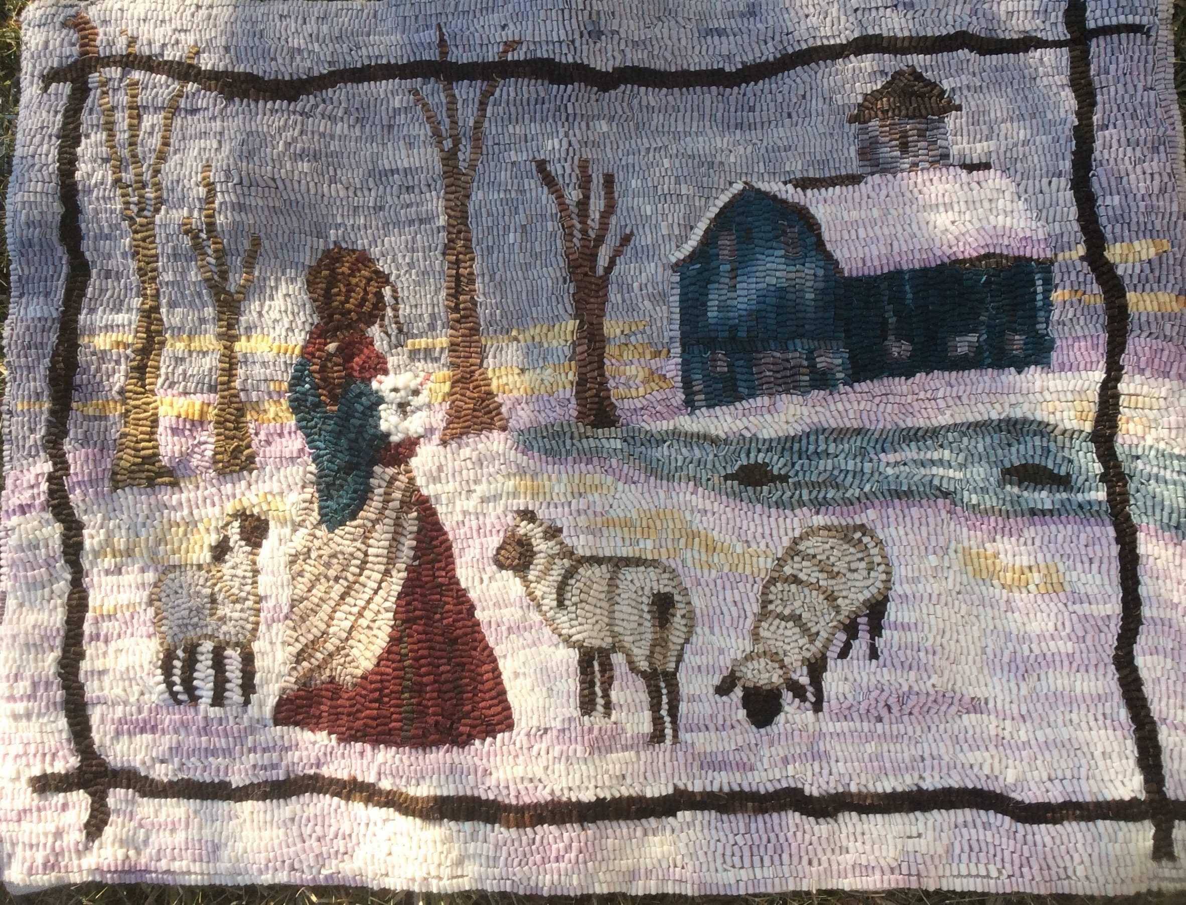 Rug Hooking Pattern on Linen OR Full Kit 'Still' Etsy