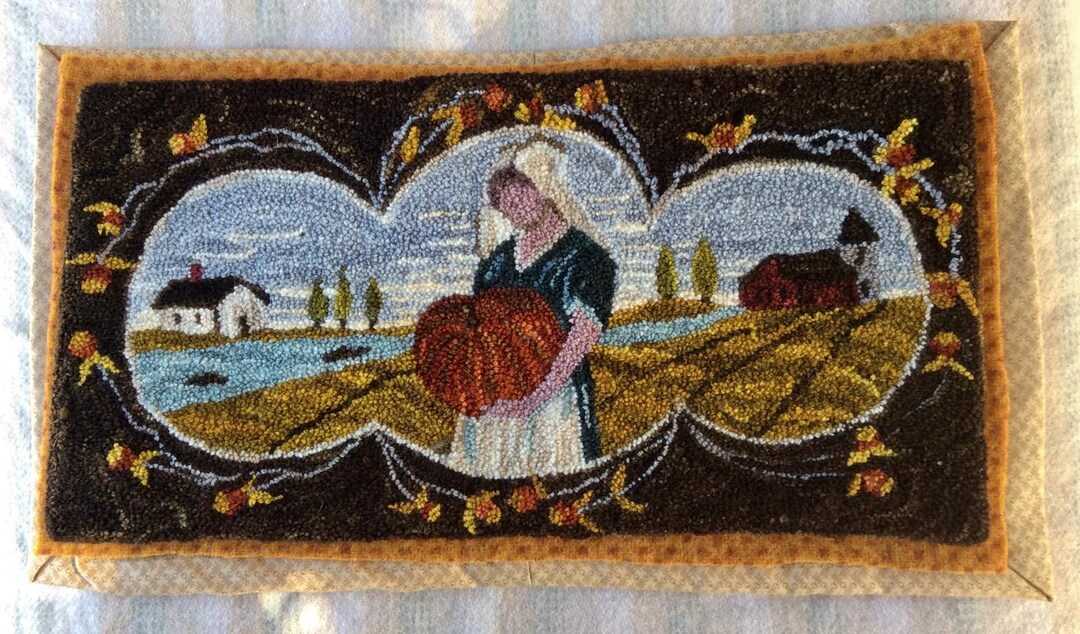 Cameo Punch Needle Lace Kit or Pattern on Weavers Cloth Etsy