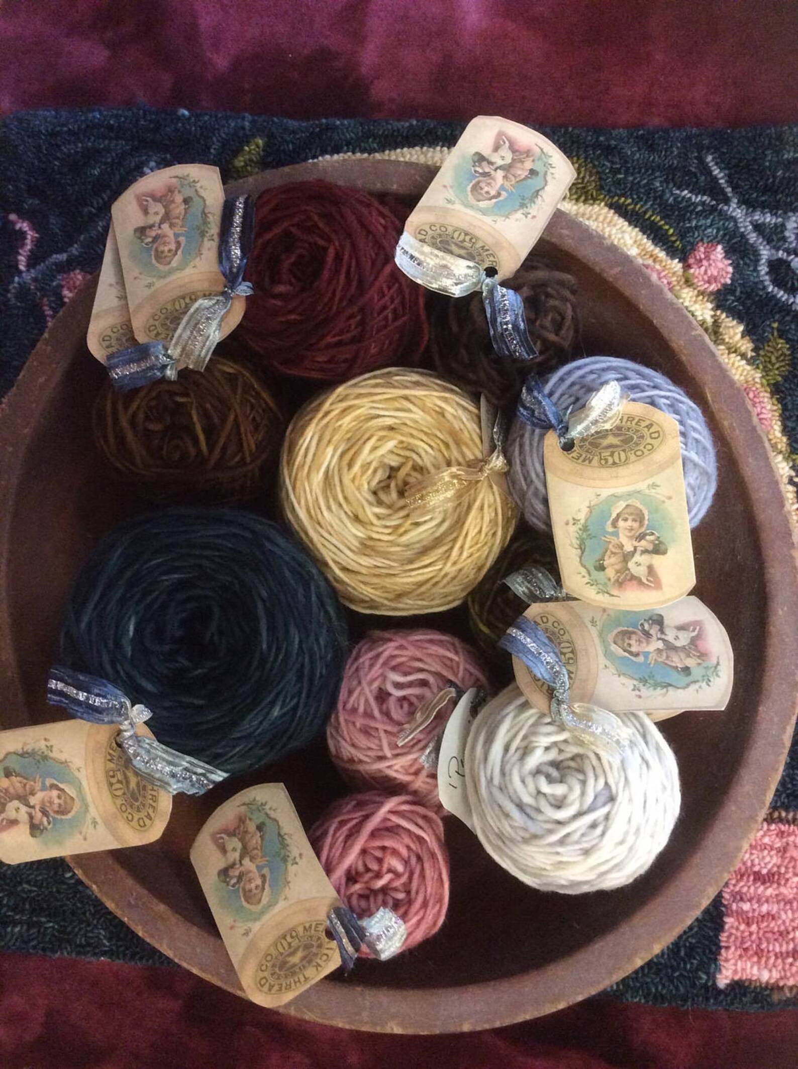 Yarn Punch Needle Kit or Pattern 'Fancy Needlework' Etsy