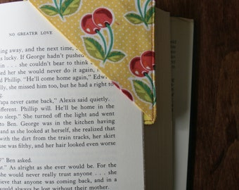 Fabric Corner Bookmarks, Perfect Gift Idea, Free Shipping