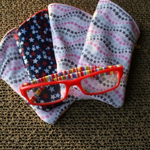 Eyeglass Cases in star pattern