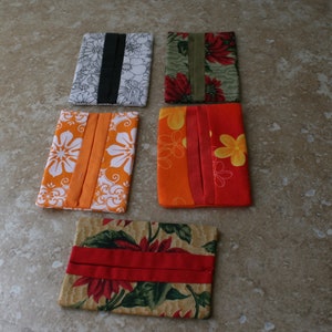 Tissue Holder for Purse, Floral Cotton Fabric Tissue Cover, Grab Bag Gift,  Travel Tissue Cover,