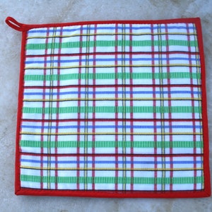 Hot Pads for the Kitchen, Hostess Gift Idea, Cotton Potholders