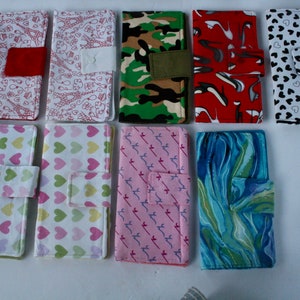 Carteras de tela de embrague largo para mujer, cartera de viaje, elige tu patrón, regalos menores de 30