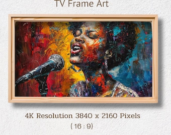African Music Frame TV Art , African Life Samsung TV Music frame,African Art ,Art Home Decoration,Black History Month,Music Frame Art