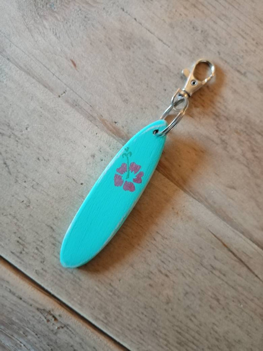 Surfboard Keyring / Surfboard Keychain / Surfboard Gift / Wedding