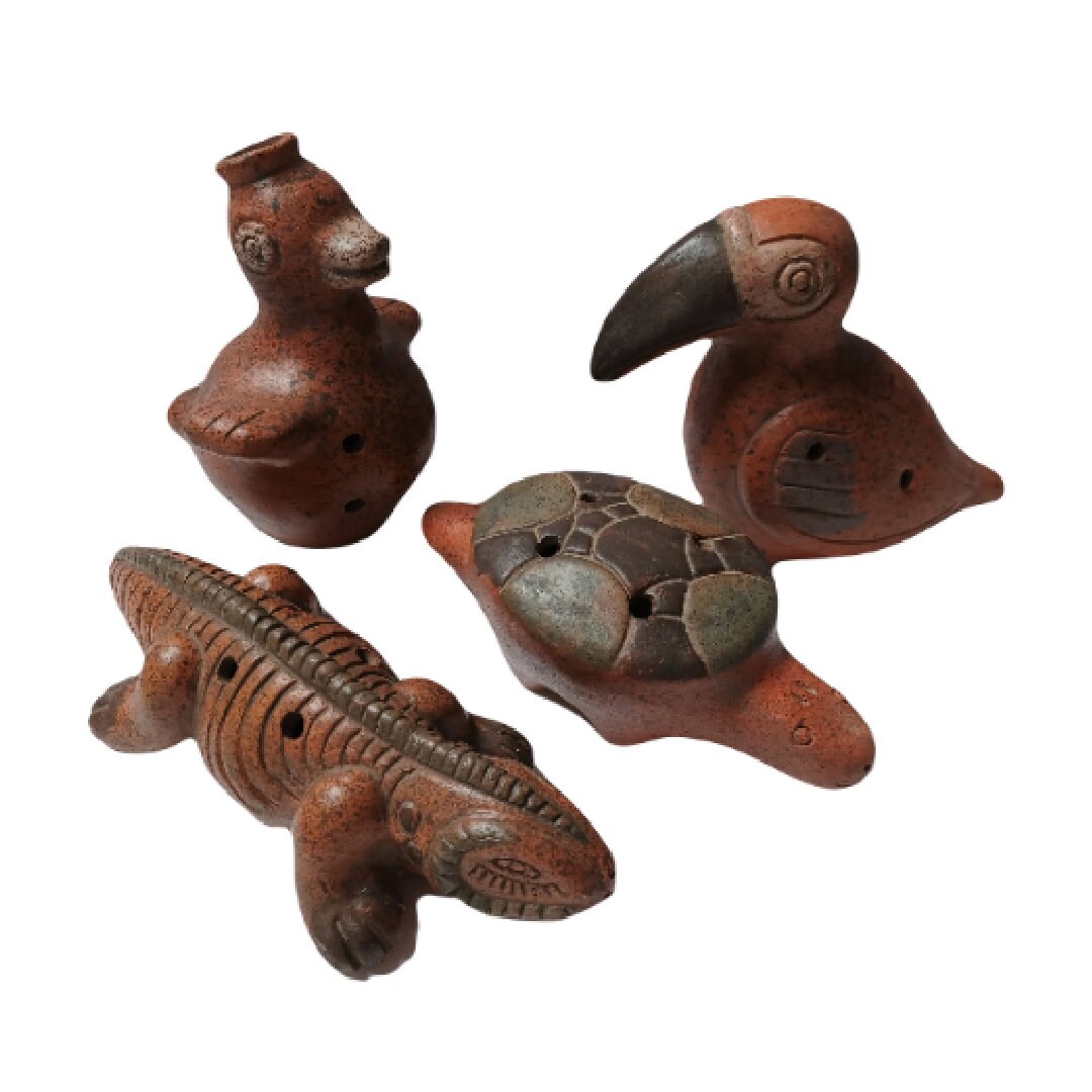 Clay Pottery Whistle Flute Animal Bird Set Mexican Pre - Etsy Norway Clay Pottery Whistle Flute Animal Bird Set Mexican Pre - Etsy Norway