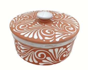 Mexican Tortilla Warmer Server Talavera Tortilla Holder LEAd FREE Tort - View #5