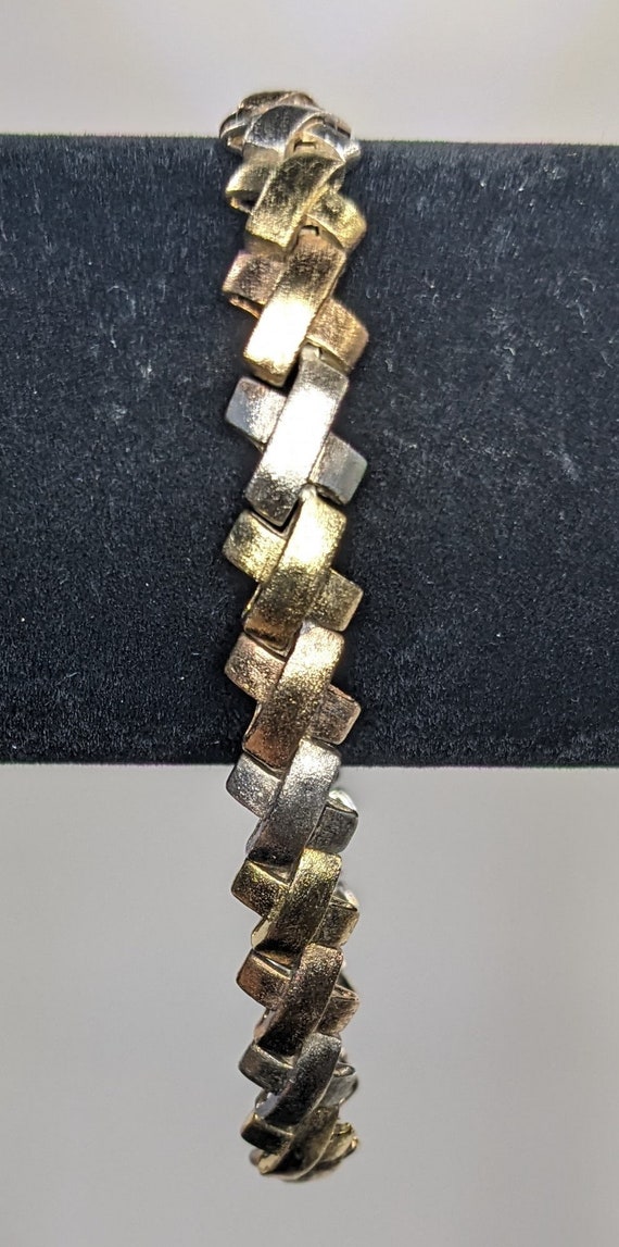 Vintage RJ Graziano Sterling Bracelet - 7 inches - image 2