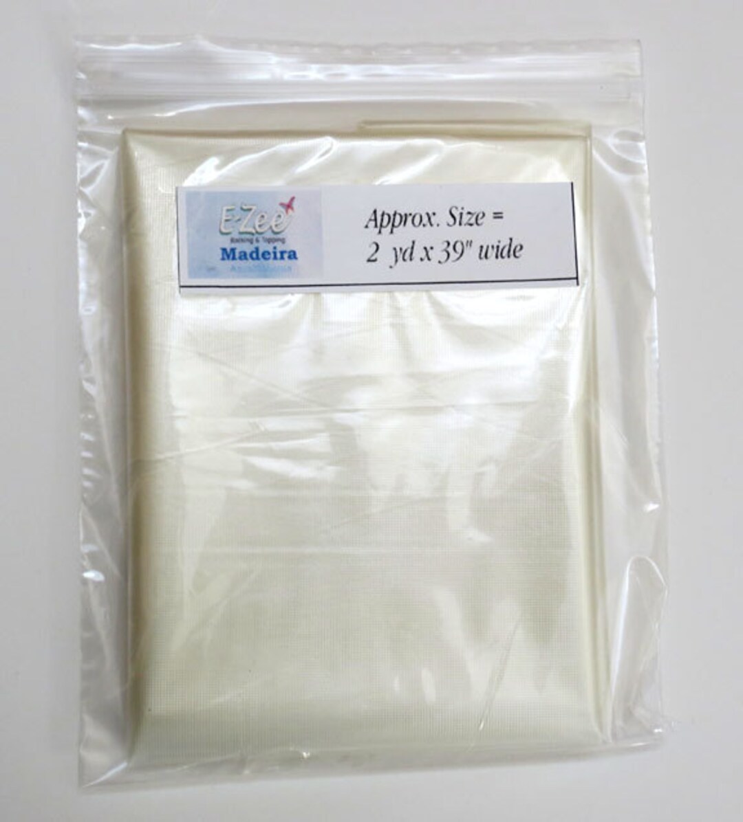 Popular backing for machine embroidery Madeira Avalon Film WATER SOLUBLE  stabilizer