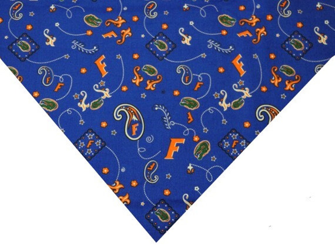 University of Florida Gators Dog Bandana Florida Gators Dog Etsy