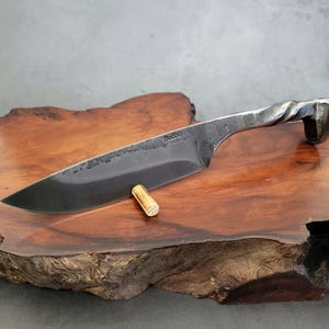 SALE! Railroad Spike Knife Selectively Hardened