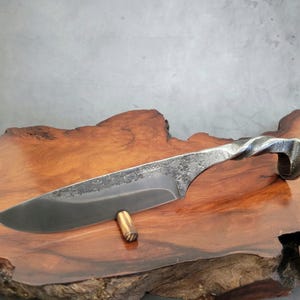 SALE! Railroad Spike Knife Selectively Hardened