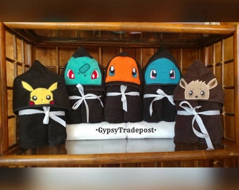 pokemon hooded towel