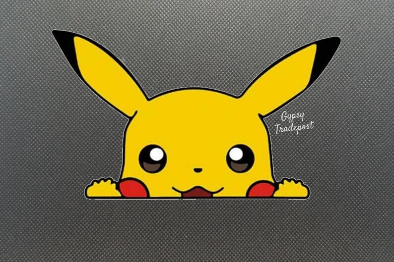 Pokemon Stickers Water Bottle Sticker Waterproof Sticker Etsy