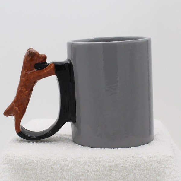 Irish Terrier Dog Handle Coffee Cup Dog Lover Novelty Cup Drinkware