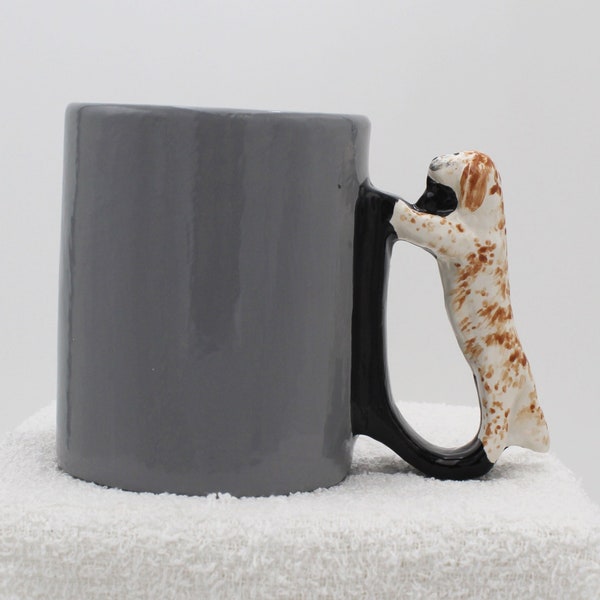 English Setter Mug Red Belton Hunting Dog Coffee Cup Unique Novelity Drinkware