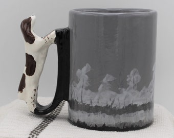 Springer Spaniel Mug Dog Handle Coffee Cup Hunting Dog Lover Novelty Cup Drinkware