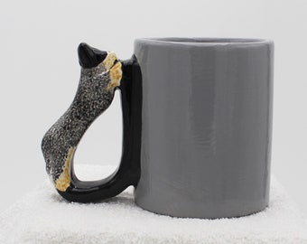 Blue Australian Cattle Dog Mug Blue Heeler Lover Coffee Cup Herding Dog Novelty Drinkware