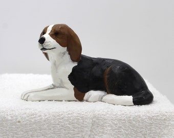 Treeing Walker Coonhound Figurine New Realistic Cake Topper Coon Dog figure