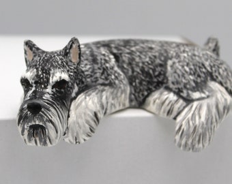 mini schnauzer figurines