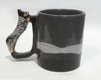 Blue Australian Cattle Dog Mug Blue Heeler Lover Coffee Cup Herding Dog Novelty Drinkware